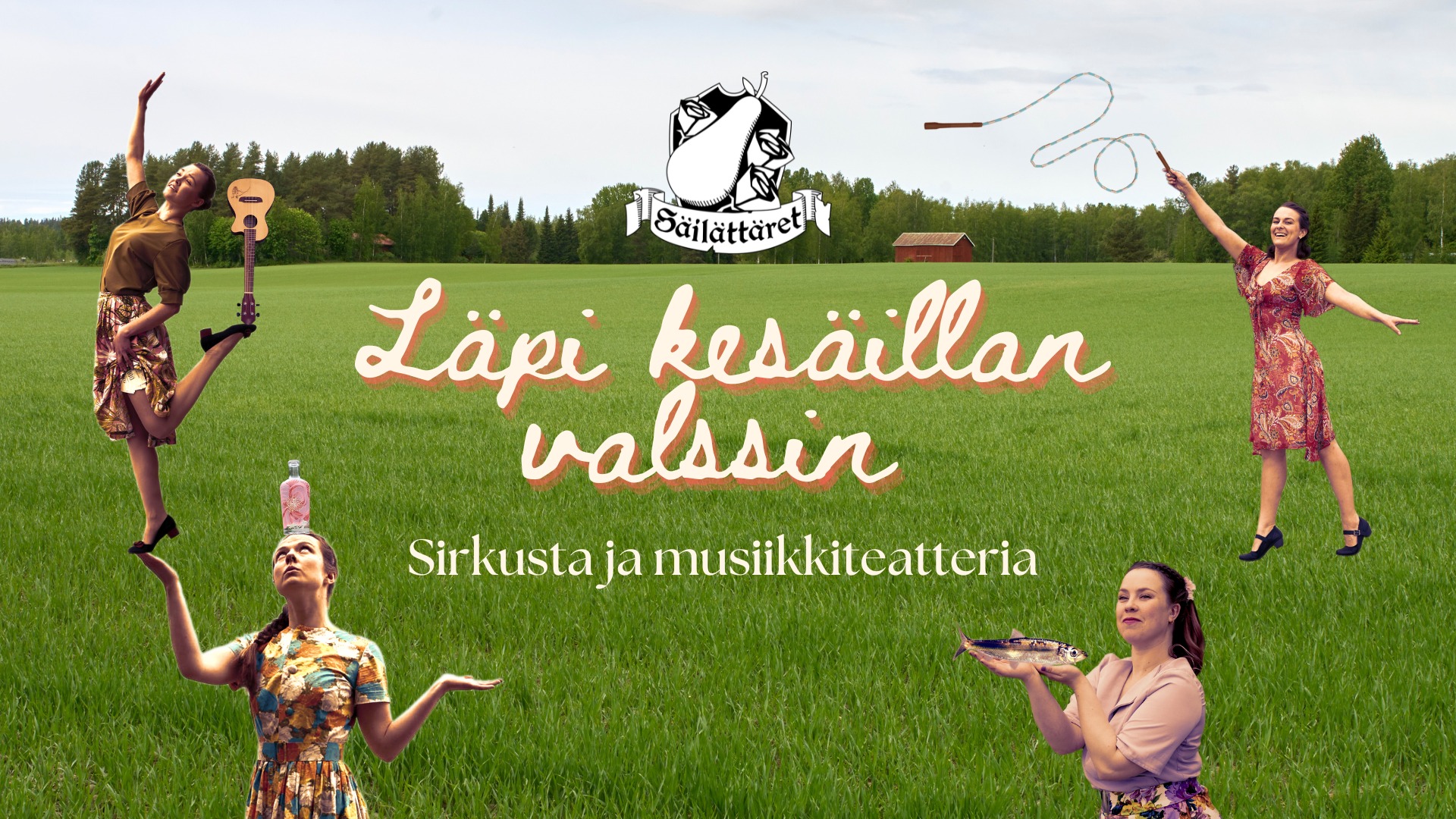 Läpi Kesäillan valssin-musiikkiteatteri ke 25.6. klo 17:00 Kainulan tilalla