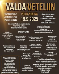 Valoa Veteliin 19.9.2025