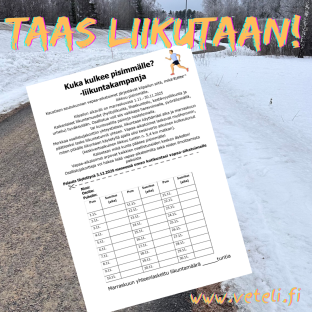 Marraskuussa liikuttaa Kuka kulkee pisimmälle? -liikuntakampanja