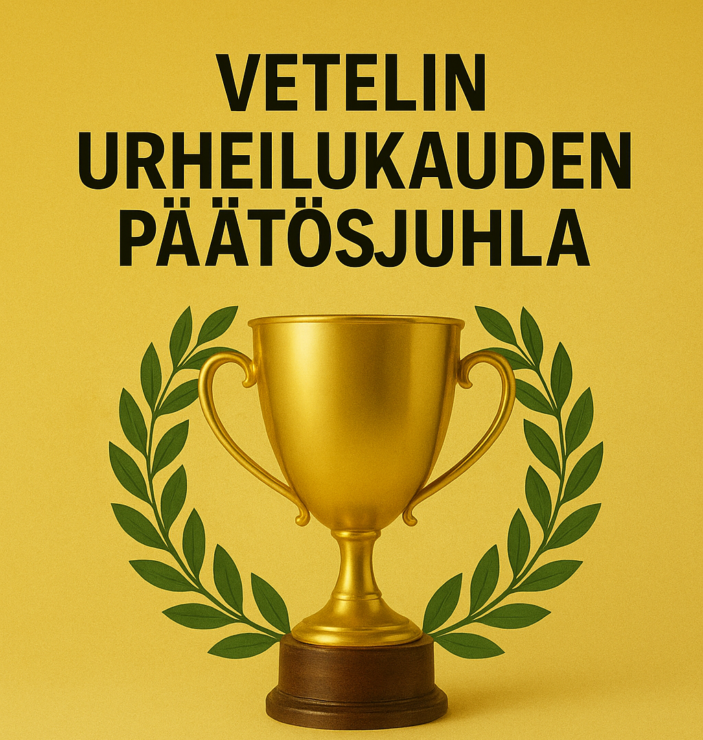 Urheilukauden päätösjuhla pe 5.12. klo 18:00