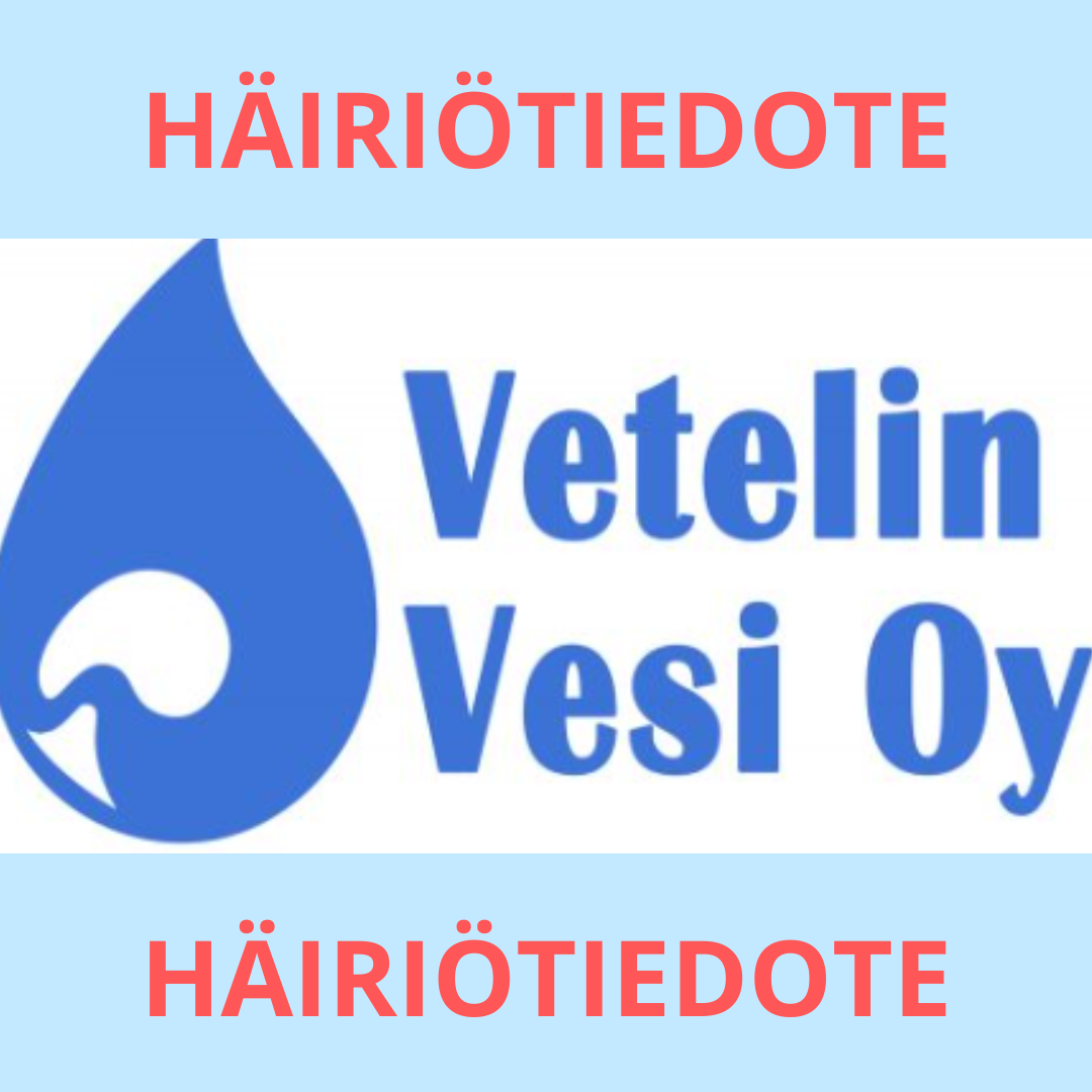 HÄIRIÖ VETELIN KESKUSTAN VEDENJAKELUSSA ▶️ TILANNE KORJAANTUNUT  KLO 11.00