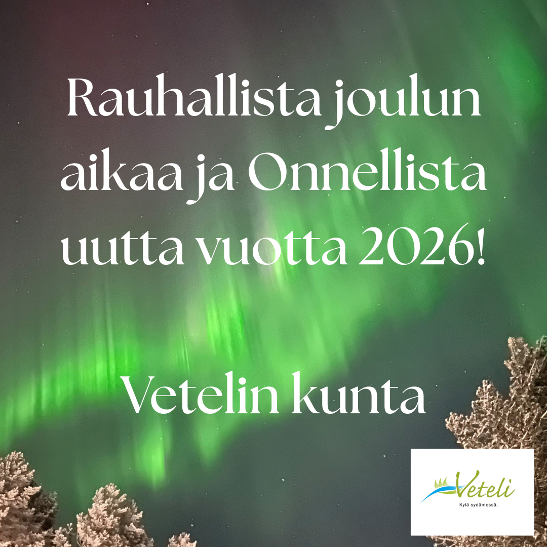 Kunnanviraston, liikuntakeskuksen ja kirjaston joulutauot