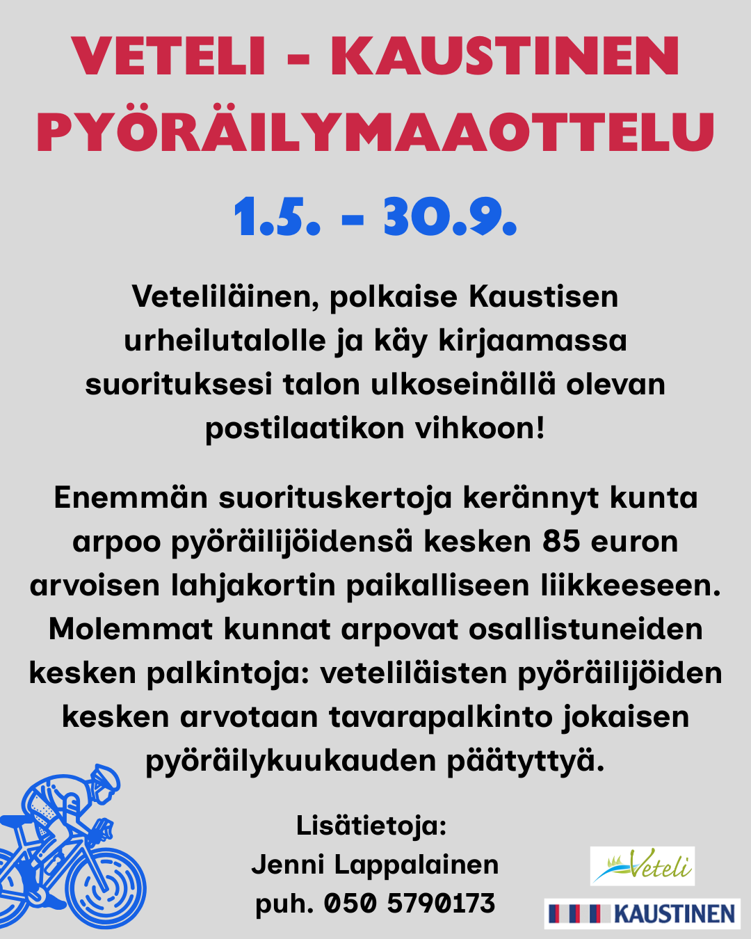 Pyöräilymaaottelut Kaustisen ja Evijärven kuntia vastaan
