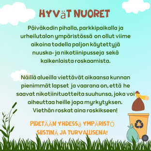Hyvä nuori - ethän roskaa